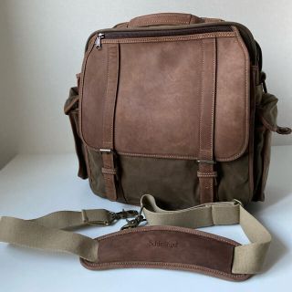 専用シュレジンジャー バッグ ミリタリー 3way バッグ オイルクロス
