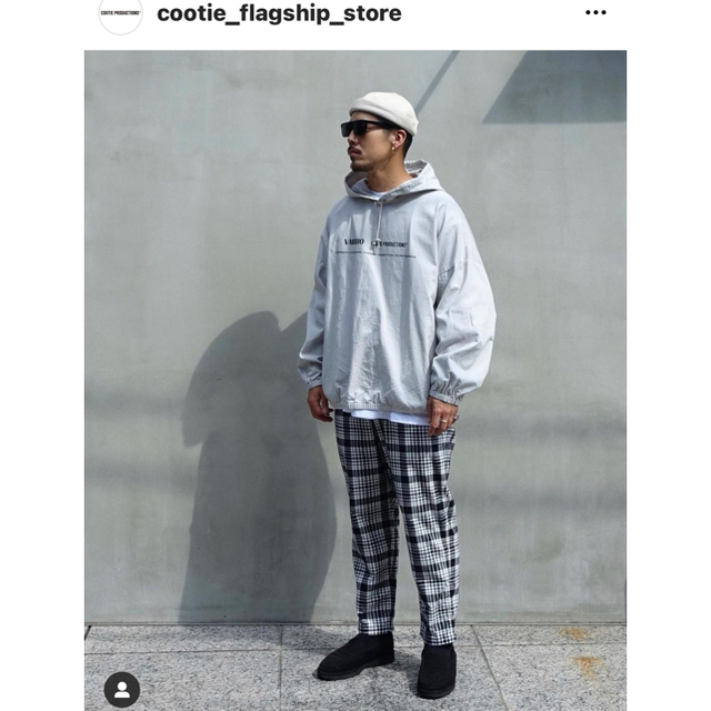 COOTIE(クーティー)のCOOTIE Print Nel Check Easy Pants パンツ メンズのパンツ(その他)の商品写真