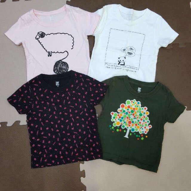 Design Tshirts Store graniph(グラニフ)のgraniph　Tシャツセット　100 キッズ/ベビー/マタニティのキッズ服女の子用(90cm~)(Tシャツ/カットソー)の商品写真