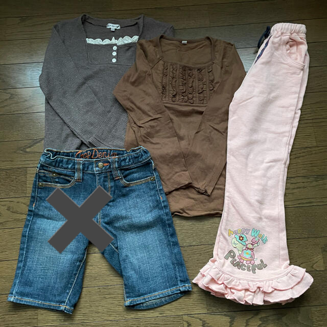 GAP Kids(ギャップキッズ)の子ども服女の子まとめ売り☆130cmユニクロ他☆6点 キッズ/ベビー/マタニティのキッズ服女の子用(90cm~)(Tシャツ/カットソー)の商品写真