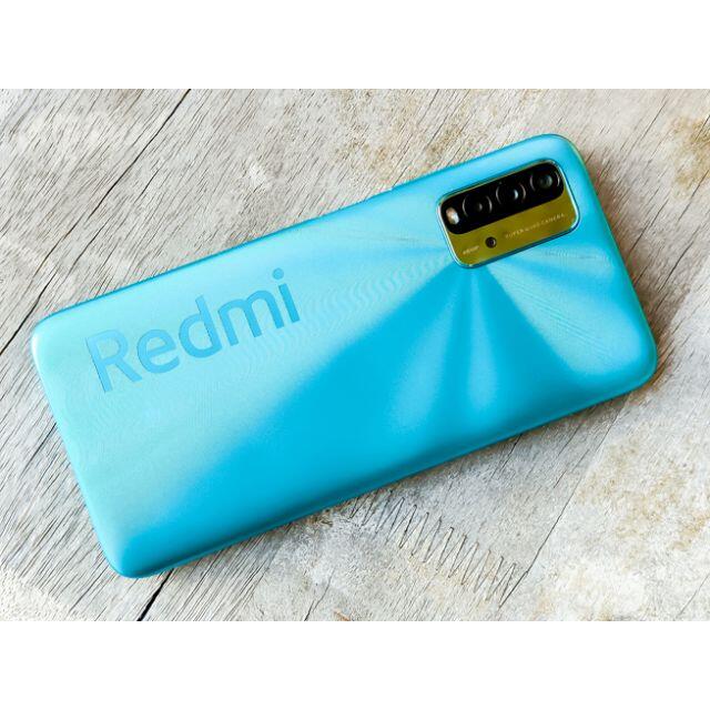 【美品】Xiaomi Redmi 9T 日本版 オーシャングリーンスマートフォン/携帯電話