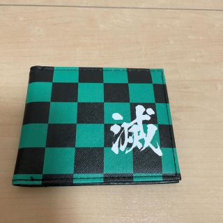 新品　鬼滅の刃　炭治郎　二つ折り財布(キャラクターグッズ)