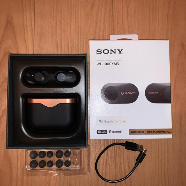 SONY(ソニー)のSONY WF-1000XM3 ワイヤレスノイズキャンセリングイヤホン スマホ/家電/カメラのオーディオ機器(ヘッドフォン/イヤフォン)の商品写真