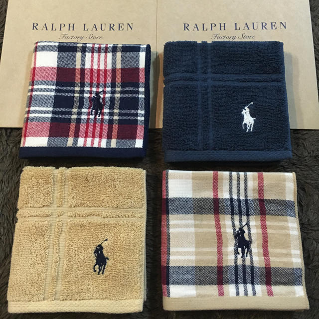 Ralph Lauren(ラルフローレン)の大人気の組み合わせ❣️ラルフローレン ガーゼ&タオルハンカチ メンズのファッション小物(ハンカチ/ポケットチーフ)の商品写真