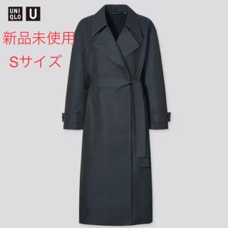 ユニクロ(UNIQLO)のユニクロU トレンチコート ダークグレーSサイズ(トレンチコート)