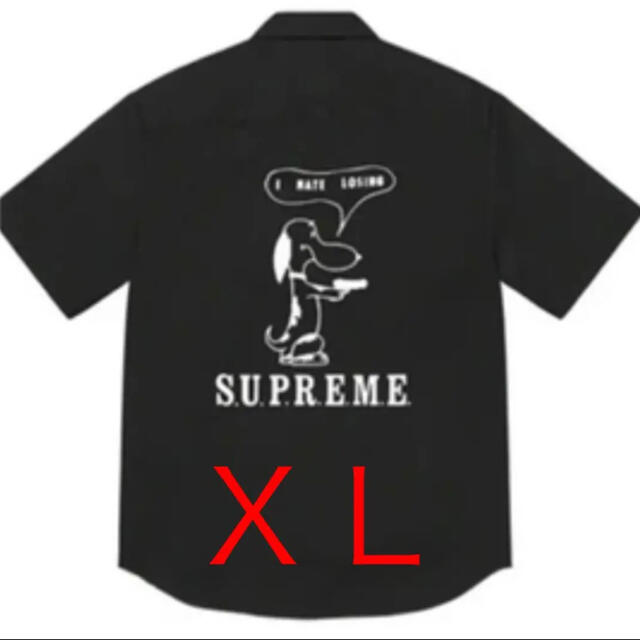 Supreme Dog S/S Work Shirt   black XL