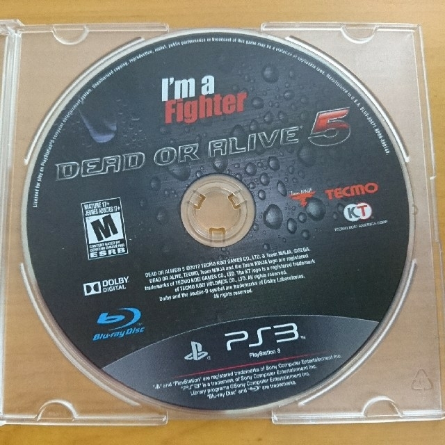 PlayStation3(プレイステーション3)のPS3  海外版 デッドオアアライブ5  DEAD OR ALIVE 5 エンタメ/ホビーのゲームソフト/ゲーム機本体(家庭用ゲームソフト)の商品写真