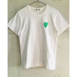 【初期★希少★Lサイズ！】プレイコムデギャルソン 緑 ハート ワッペン Tシャツ