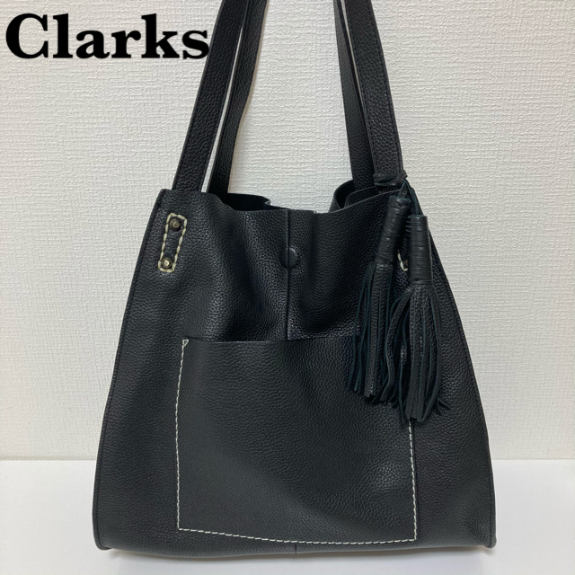 【美品】Clarks／トートバッグ