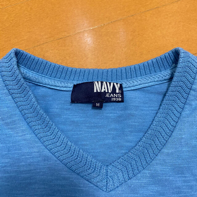 Mac-House(マックハウス)のNAVYJEANS ＶネックTシャツ メンズのトップス(Tシャツ/カットソー(半袖/袖なし))の商品写真