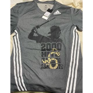 ヨミウリジャイアンツ(読売ジャイアンツ)のadidas　坂本勇人　Tシャツ　ブラック　Mサイズ(記念品/関連グッズ)