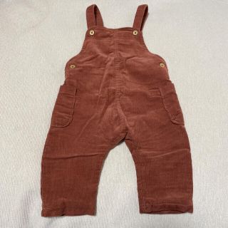 ザラキッズ(ZARA KIDS)のコーデュロイ　オーバーオール サロペット　zara 子供服(カバーオール)