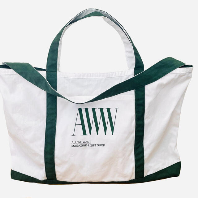 AWW ALL WE WANT TOTE BIG AWW MAGAZINEメンズ