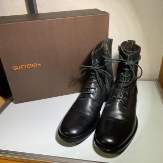 BUTTERO   美品 BUTTERO ブッテロ レースアップブーツ ジップ サイズ