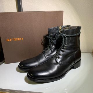 BUTTERO - 美品 BUTTERO ブッテロ レースアップブーツ ジップ サイズ43