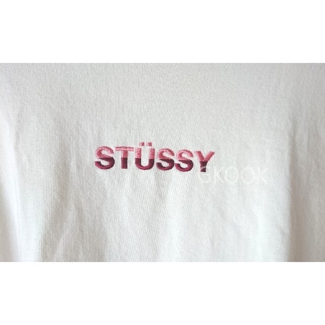 STUSSY(ステューシー)の☆美品☆  STUSSY ロゴ 刺繍 プチハイネック BIG Tシャツ レディースのトップス(カットソー(長袖/七分))の商品写真