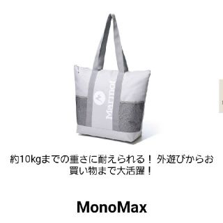 マーモット(MARMOT)の新品未開封　モノマックス付録Marmot特大保冷バック(トートバッグ)