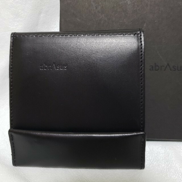 ファッション小物アブラサス　abrAsus　 薄い財布　最上級ブッテロレザー