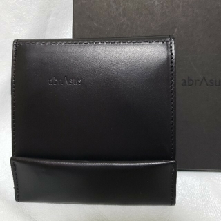 アブラサス　abrAsus　 薄い財布　最上級ブッテロレザー(折り財布)