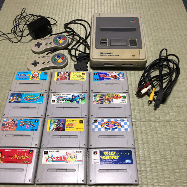 スーパーファミコン - スーパーファミコン本体とソフト12本セットの