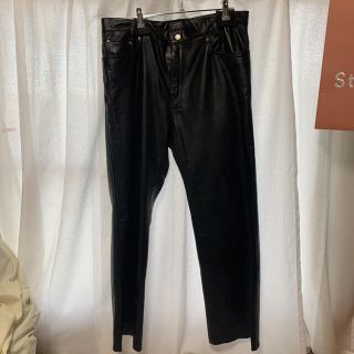 マルタンマルジェラ(Maison Martin Margiela)のUSED レザーフレアパンツ(その他)