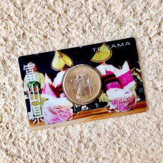 地方自治法施行60周年記念  500円バイカラー 貨幣◆富山県(その他)