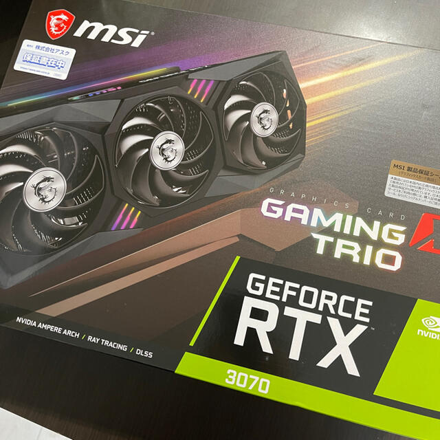 PC/タブレット新品未開封　MSI GeForce RTX 3070 GAMING X TRIO