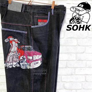 SOHK　スクールオブハードノックス　ナイロンパンツ　ブラック　XL