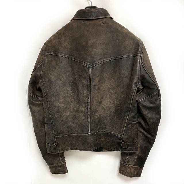 RRL(ダブルアールエル)のダブルアールエル RRL 希少 Mitchell レザー ジャケット カウハイド メンズのジャケット/アウター(レザージャケット)の商品写真