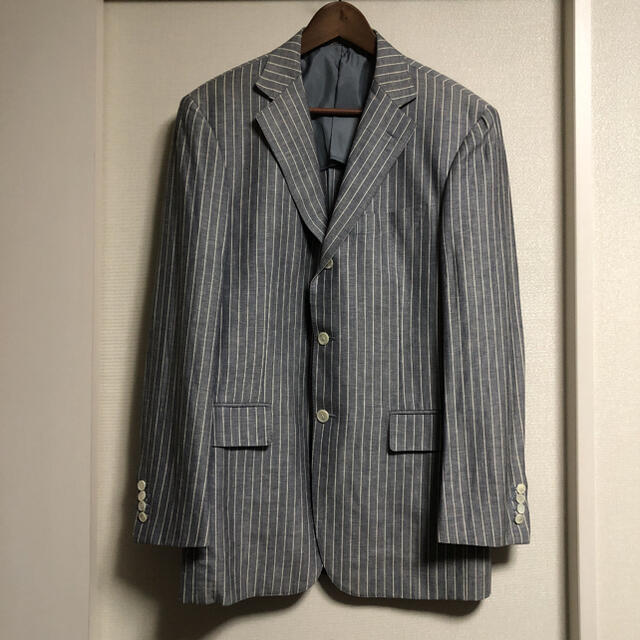 Ermenegildo Zegna(エルメネジルドゼニア)のErmenegildo Zegna グレーストライプスーツ メンズのスーツ(セットアップ)の商品写真