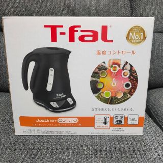 ティファール(T-fal)の【新品未使用】ティファール 電気ケトル KO7558JP ブラック(電気ケトル)