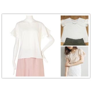 プロポーションボディドレッシング(PROPORTION BODY DRESSING)の今季プロポーションボディドレッシング♡ルーズジョーゼットブラウス♡ホワイト(シャツ/ブラウス(長袖/七分))