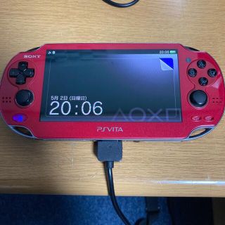 プレイステーションヴィータ(PlayStation Vita)のps vita レッド　1000 本体(携帯用ゲーム機本体)