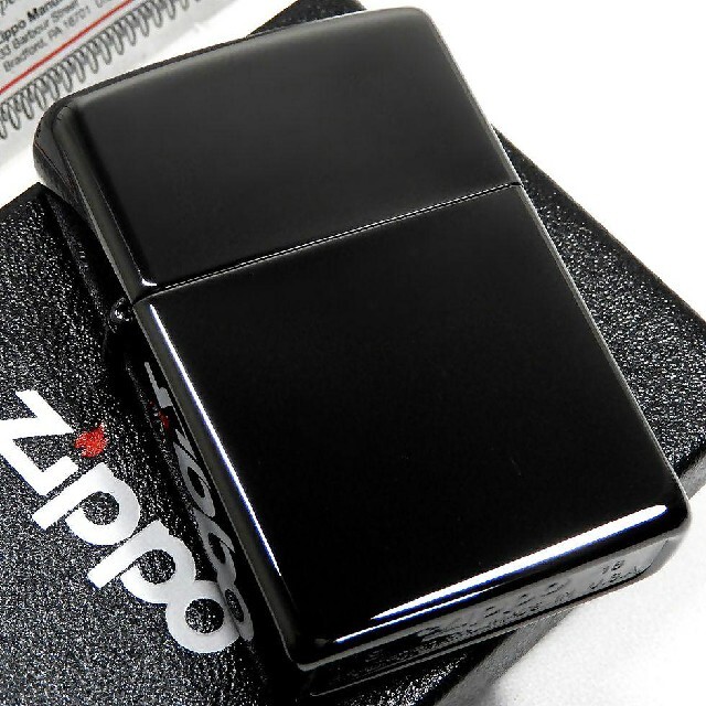 ZIPPO(ジッポー)の(送料込み)ZIPPO◇ブラックコーティング◇真ブラック◇PVD◇ジッポ メンズのファッション小物(タバコグッズ)の商品写真