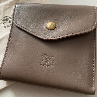 お値下げ☆新品☆IL BISONTE コンパクト 折り財布 グレー