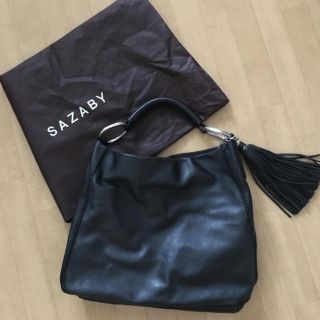 サザビー(SAZABY)のお買い得！最終値下げ！SAZABY タッセル付のおまけ付き　レザーバック(ショルダーバッグ)