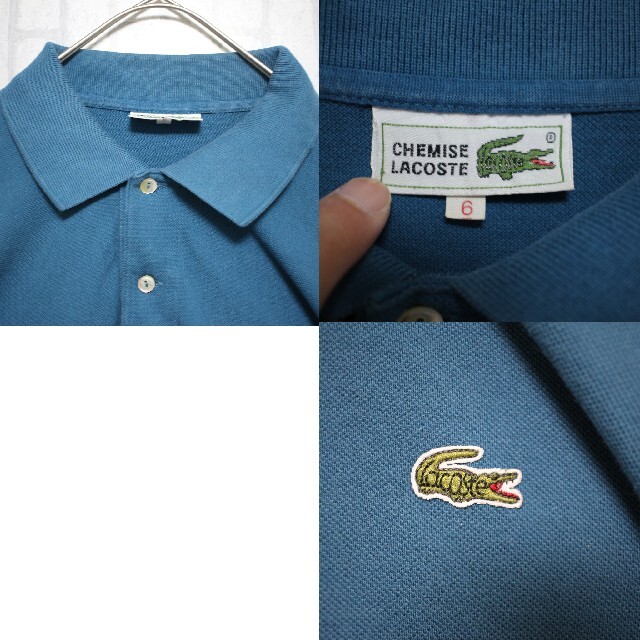 LACOSTE(ラコステ)の90s ラコステ　chemiselacoste　ヴィンテージ　XLサイズ メンズのトップス(ポロシャツ)の商品写真