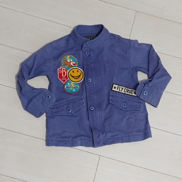 F.O.KIDS(エフオーキッズ)のデニムジャケット & 3だいの機関車 キッズ/ベビー/マタニティのキッズ服男の子用(90cm~)(ジャケット/上着)の商品写真