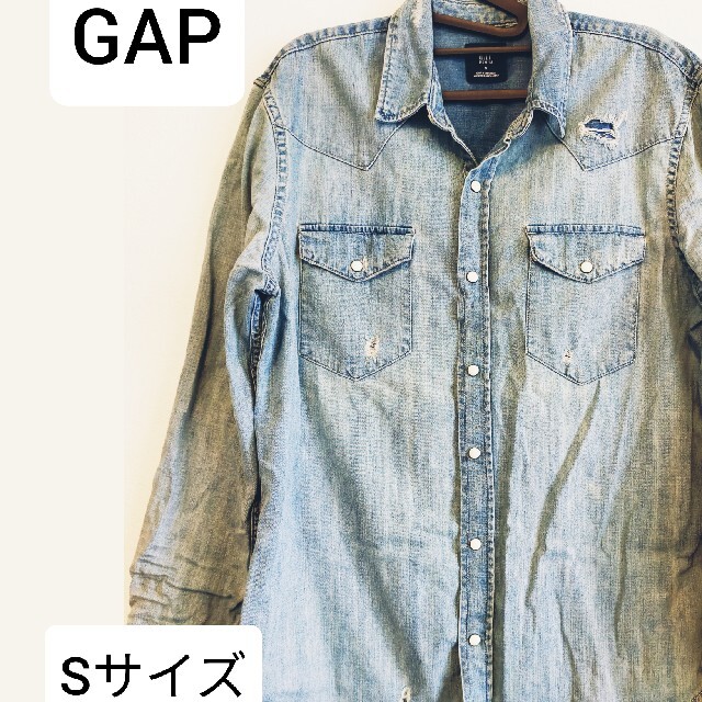 GAP(ギャップ)のGAPデニムシャツ　Sサイズ　メンズ　 メンズのトップス(シャツ)の商品写真