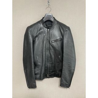 リチウムオム(LITHIUM HOMME)の【美品】LITHIUM HOMME 42 リチウムオム シングルライダース(ライダースジャケット)