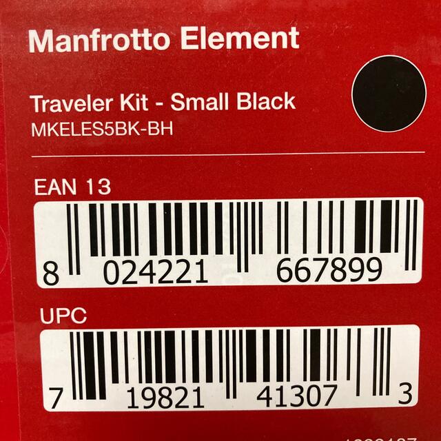 美品　manfrotto element マンフロット 3脚