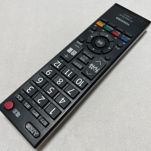 東芝(トウシバ)の東芝 テレビリモコン CT-90372 スマホ/家電/カメラのテレビ/映像機器(その他)の商品写真