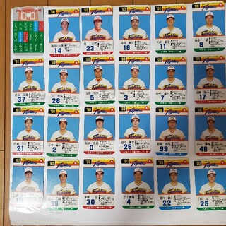タカラトミー(Takara Tomy)のタカラプロ野球カードゲーム1990年度日本ハムファイターズ29枚(野球/サッカーゲーム)
