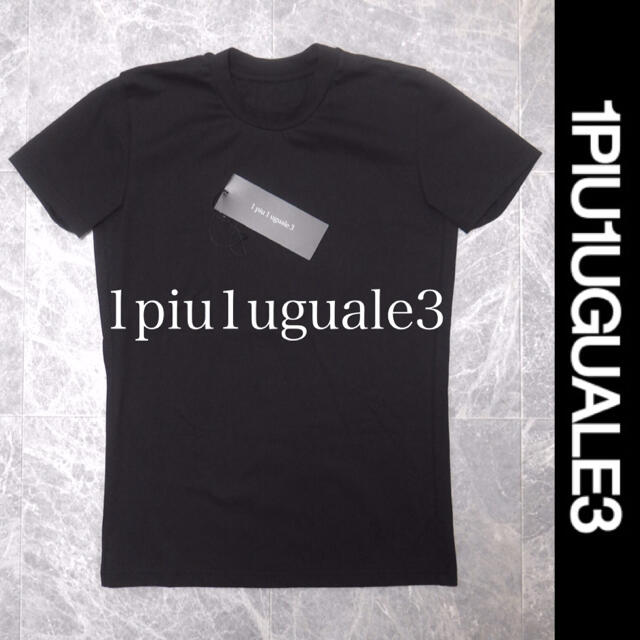 【1piu1uguale3】Crew-neck Tシャツ黒