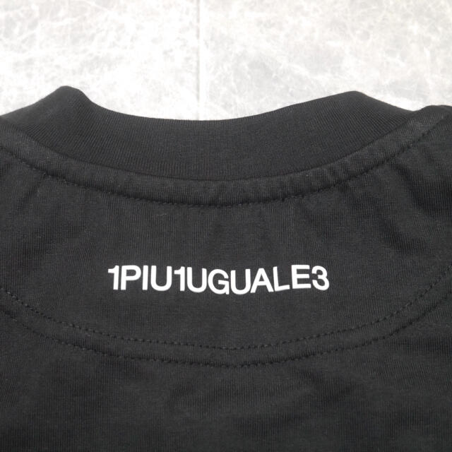 【1piu1uguale3】Crew-neck Tシャツ黒