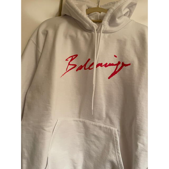 BALENCIAGAバレンシアガ　ロゴフーディパーカー