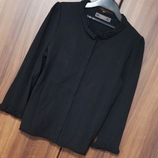 フォクシー(FOXEY)のFOXEY BOUTIQUE　フォクシー　黒　カーディガン　レーヨン(カーディガン)