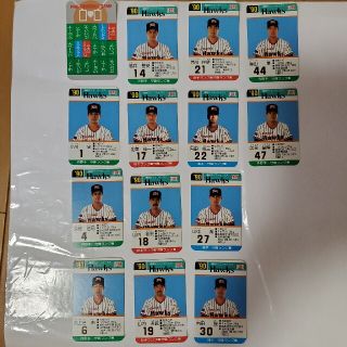 タカラトミー(Takara Tomy)のタカラプロ野球カードゲーム1990年度福岡ダイエーホークス14枚(野球/サッカーゲーム)