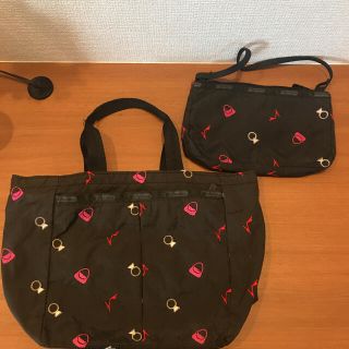 レスポートサック(LeSportsac)のレスポ　トートバッグ　ミニバッグ　刺繍(トートバッグ)