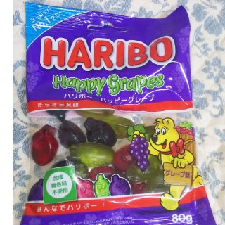 HARIBO ハッピーグレープ グミ  80g (菓子/デザート)